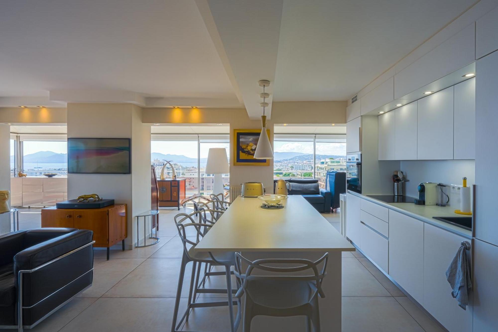 Villa Sur Le Toit - Vue Mer Exceptionnelle Cannes Extérieur photo
