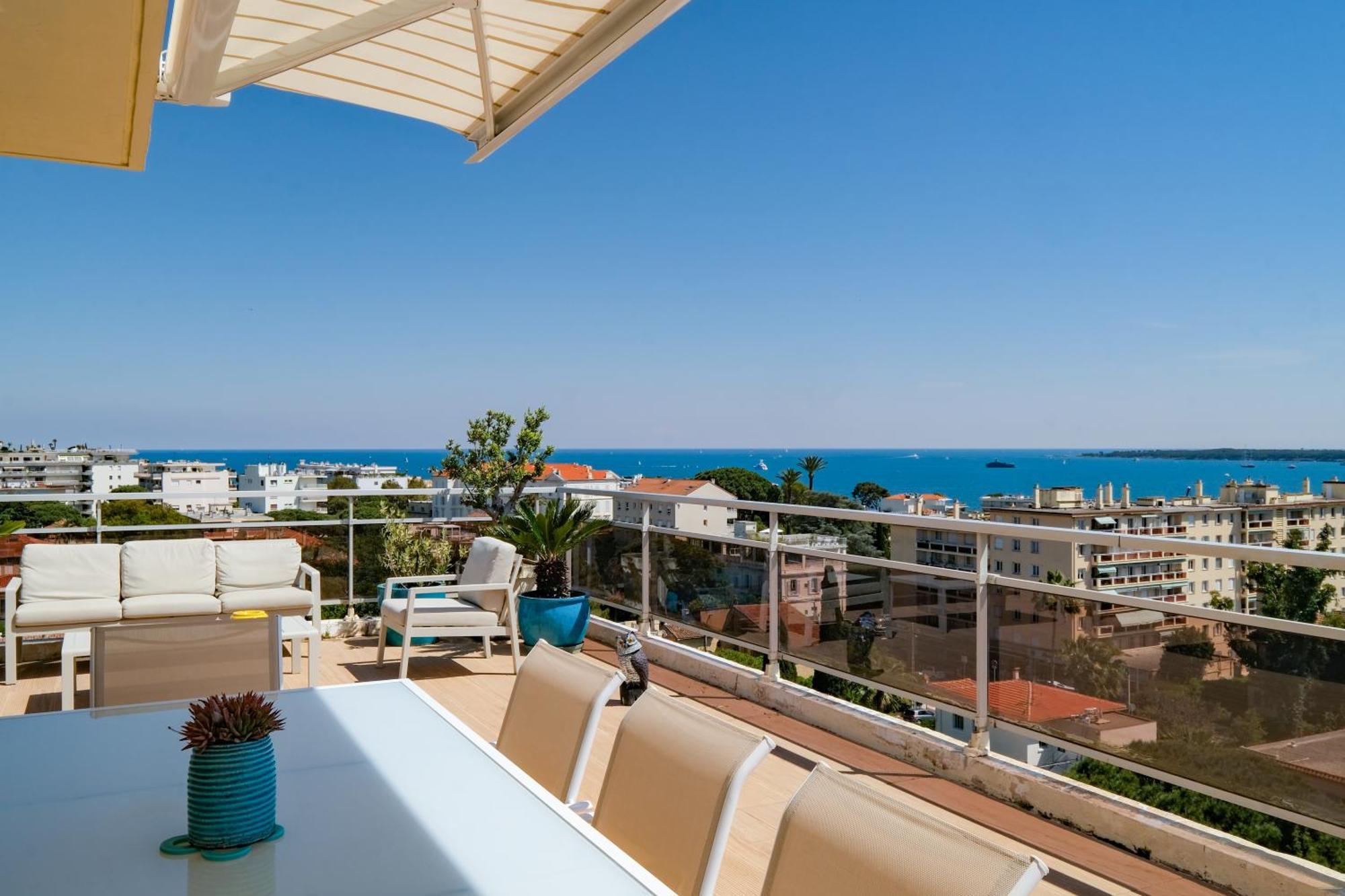 Villa Sur Le Toit - Vue Mer Exceptionnelle Cannes Extérieur photo