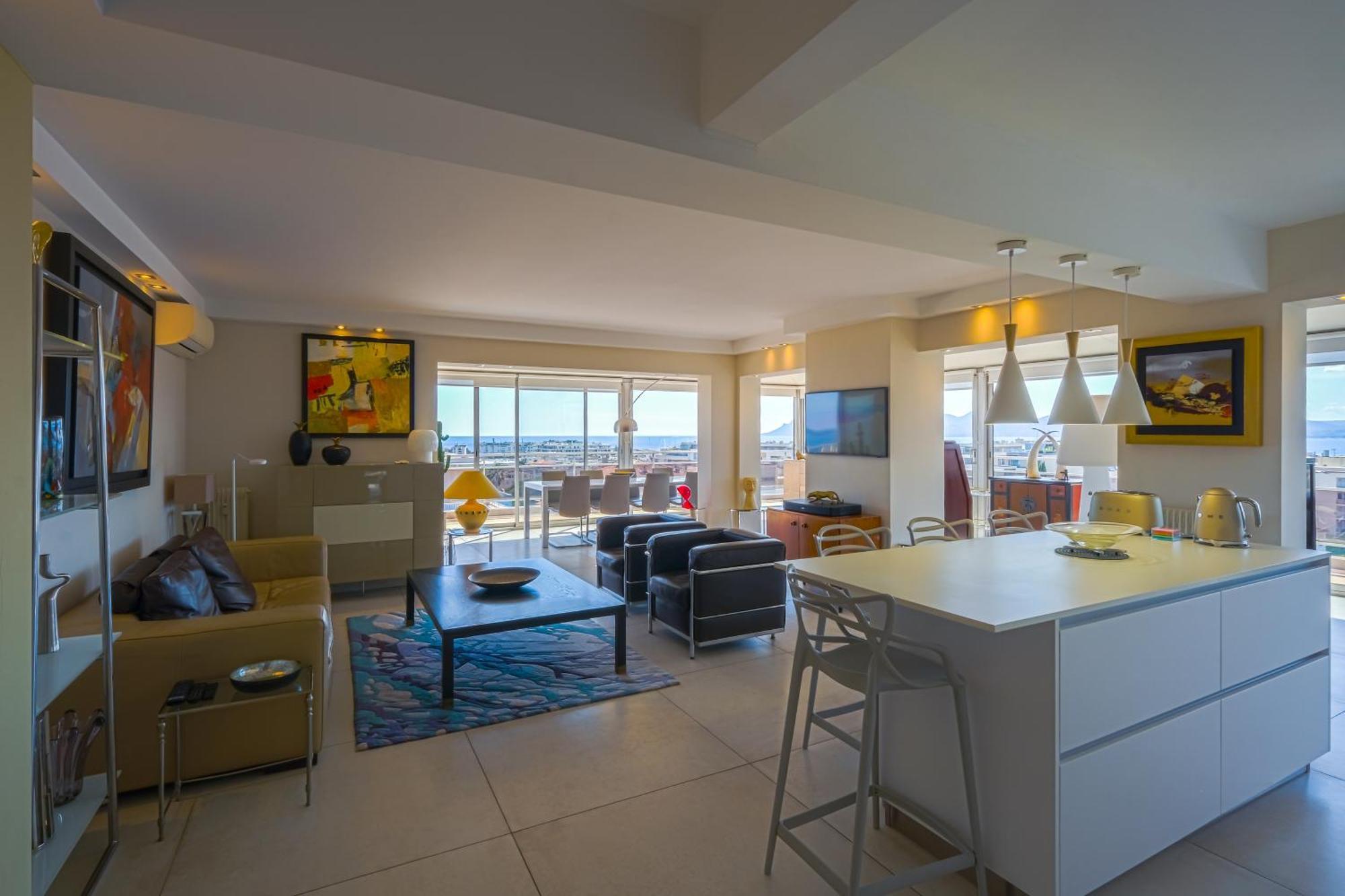 Villa Sur Le Toit - Vue Mer Exceptionnelle Cannes Extérieur photo
